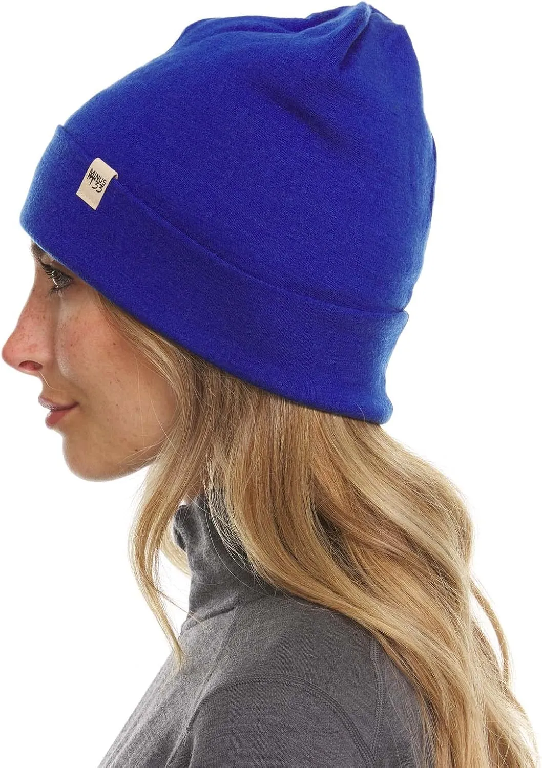 100% Merino Wool Cuff Beanie - Mens & Womens Warm Winter Hat - Watch Cap - Toque