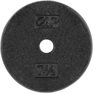 CAP Barbell Cast Iron Standard 1-Inch Weight Plates| Multiple Options