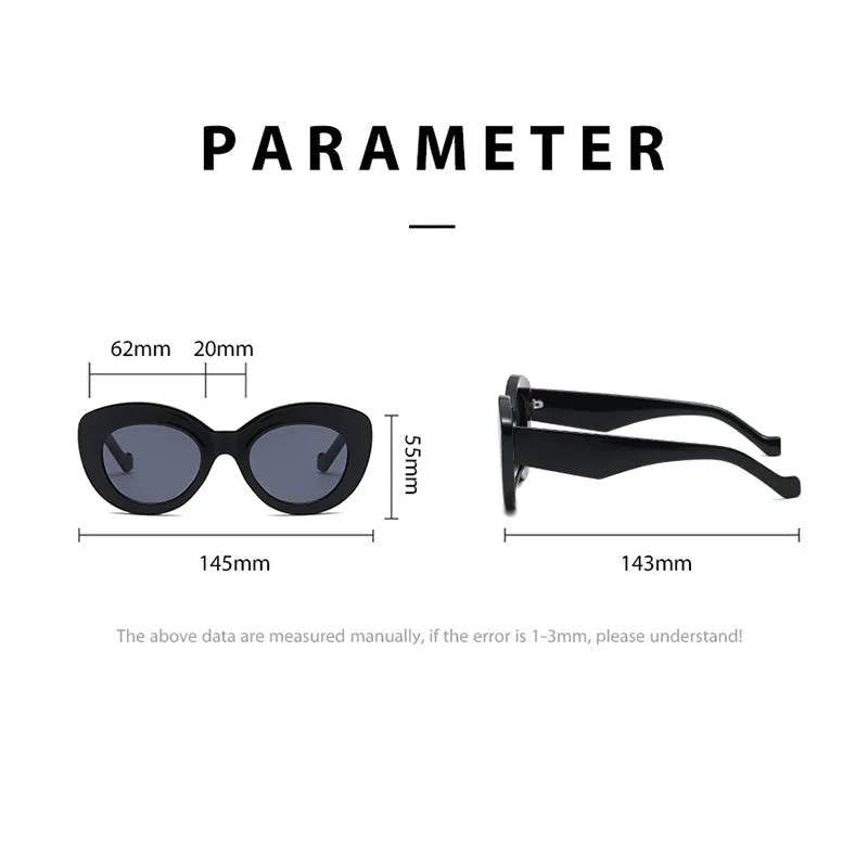 Cat Eye Hawksbill Retro Sunglasses