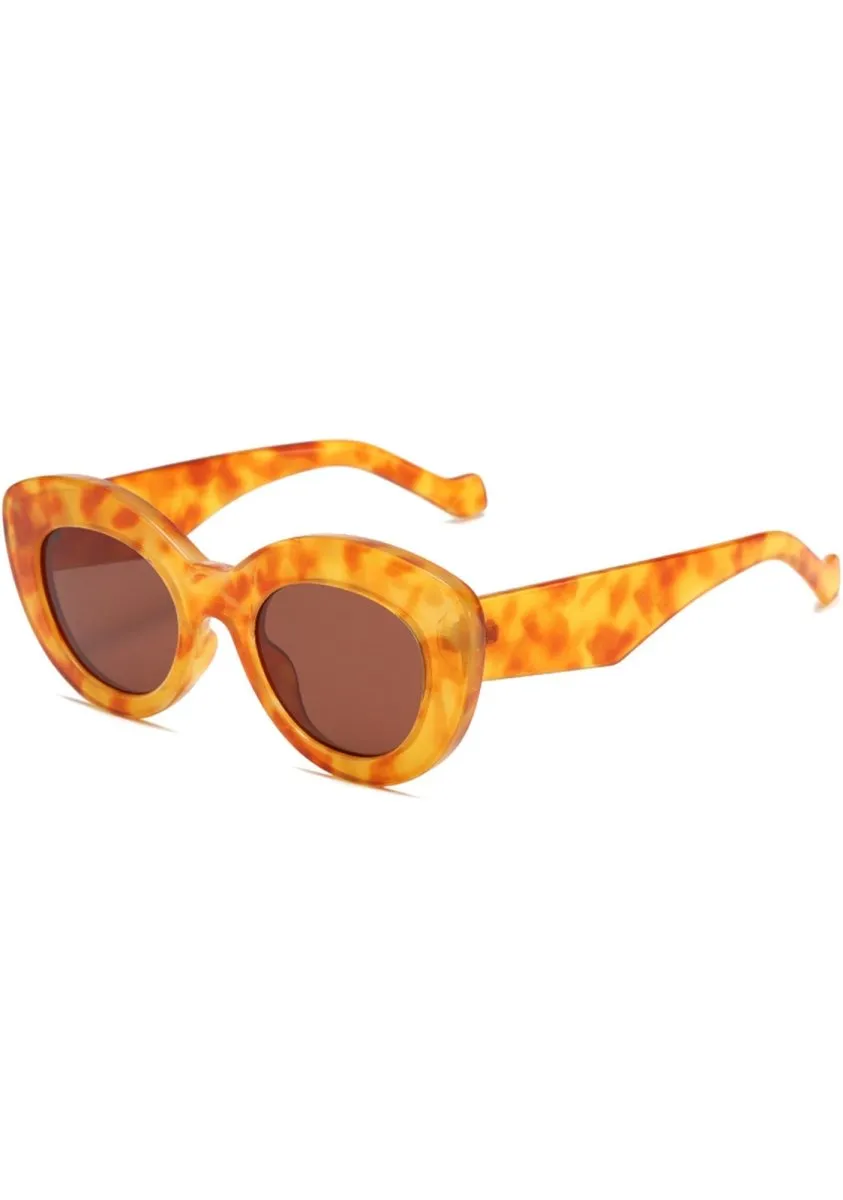 Cat Eye Hawksbill Retro Sunglasses