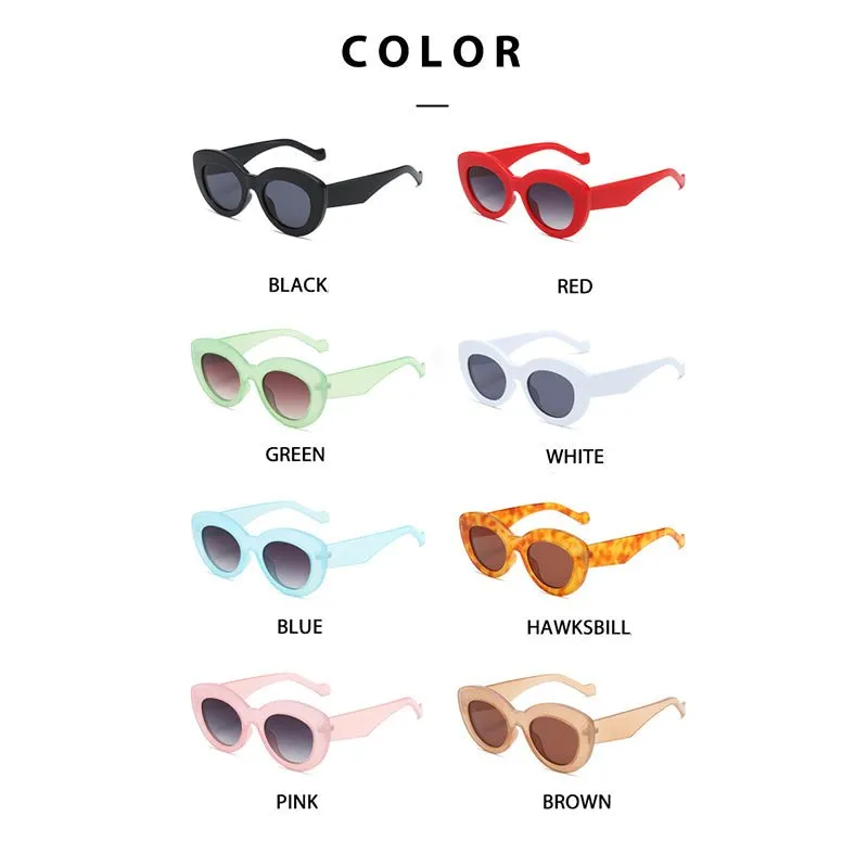 Cat Eye Hawksbill Retro Sunglasses