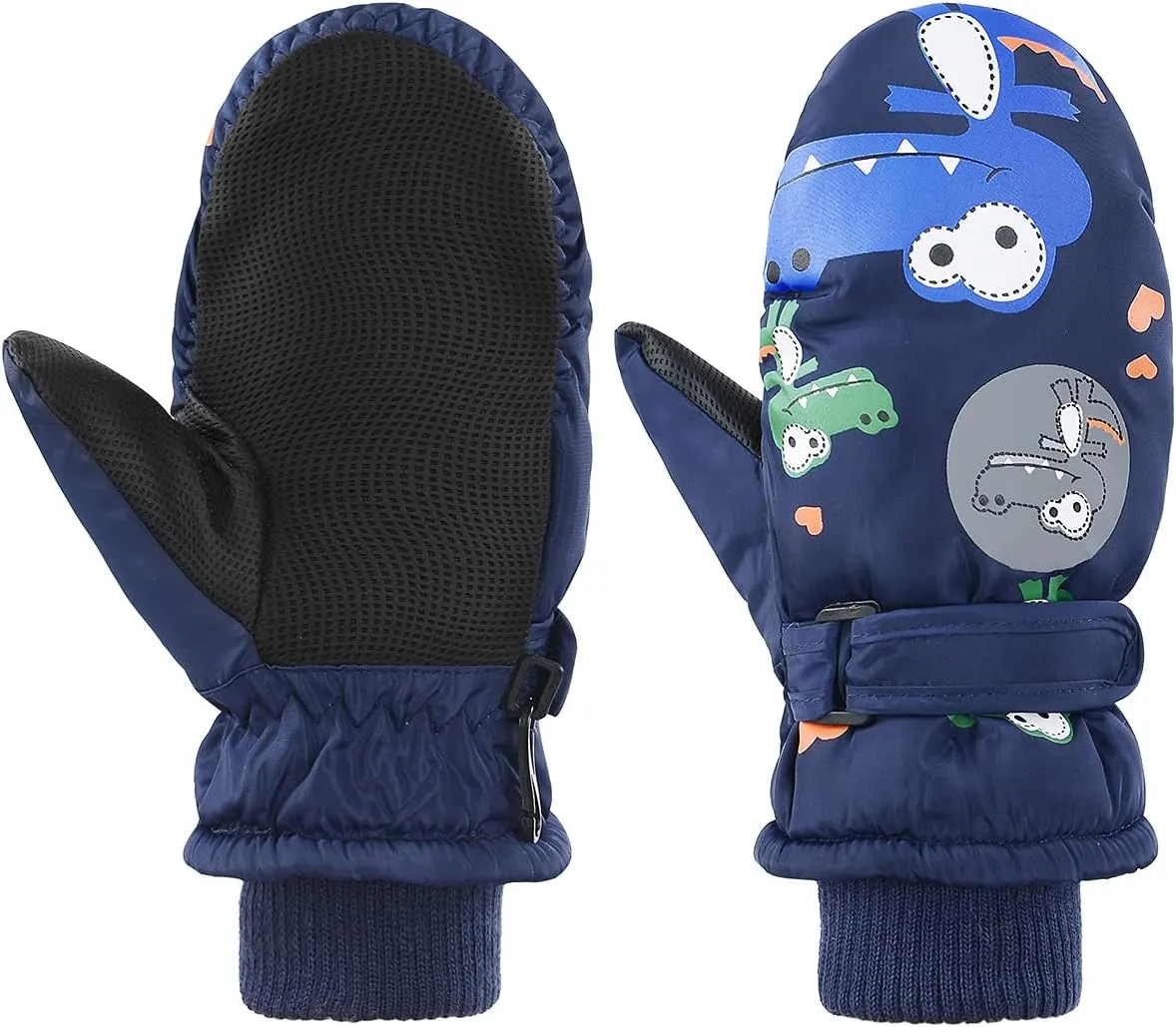 Century Star Winter Lined Fleece Toddler Mittens Waterproof Snow Mittens for Toddler Girls Boys Kids Snow Gloves Ski
