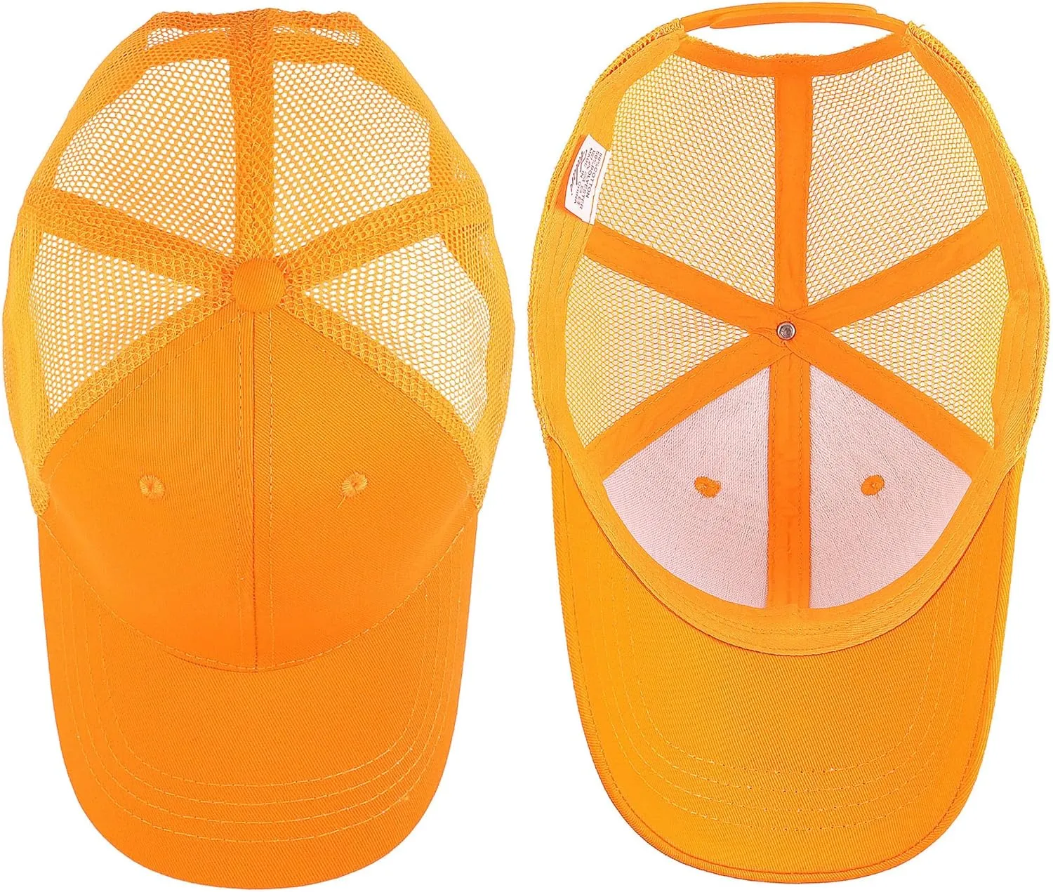Falari Trucker Hat Baseball Cap Structured Plain Design 6 Panel, Adjustable Size