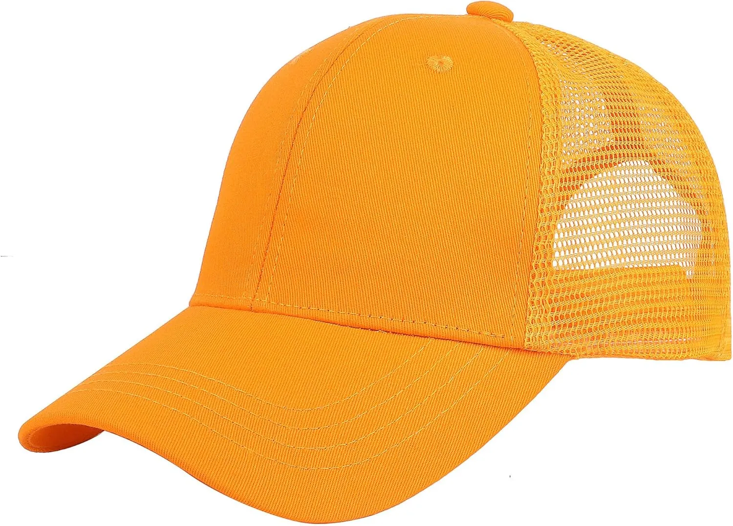 Falari Trucker Hat Baseball Cap Structured Plain Design 6 Panel, Adjustable Size
