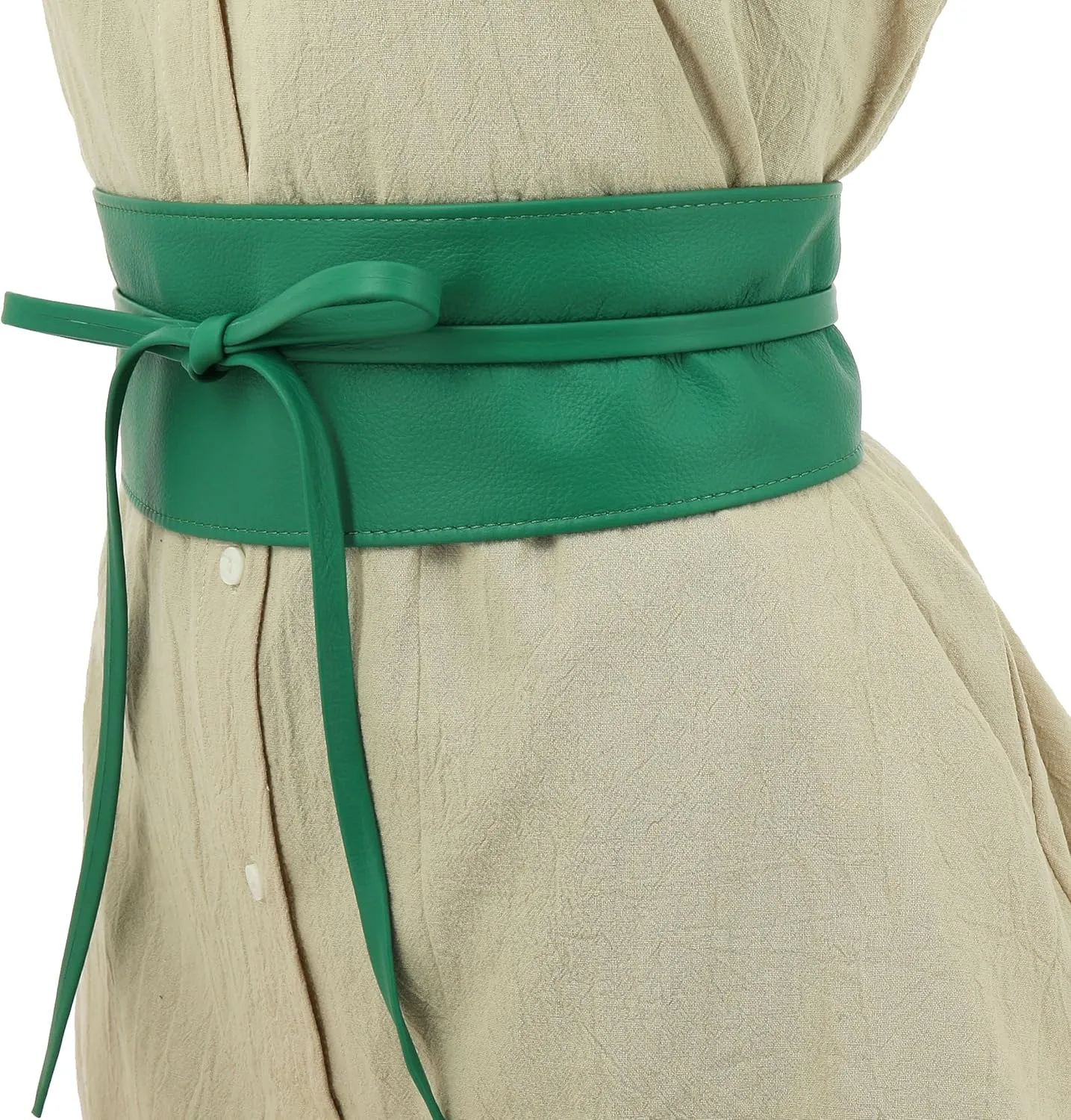 FASHIONGEN - Woman Italian leather Obi belt, CASSIANE