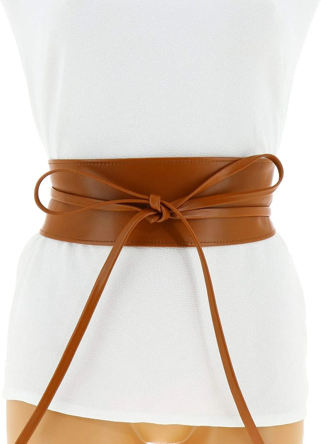 FASHIONGEN - Woman Italian leather Obi belt, CASSIANE
