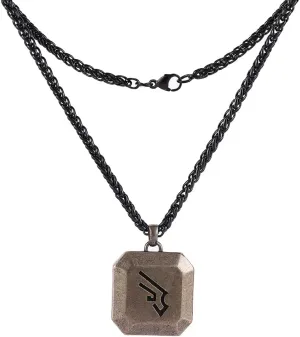 Final Fantasy XIV Real Stainless Steel Dark Knight Red Mage Reaper White Mage Dancer Soul Crystal Necklace Charm Endwalker Final Fantasy 14 Job Stone Necklaces FF14