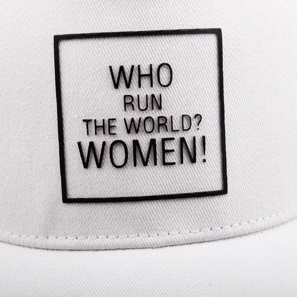 FURTALK Women Baseball Cap  Who Run The World Women Drop Shipping HTWL061