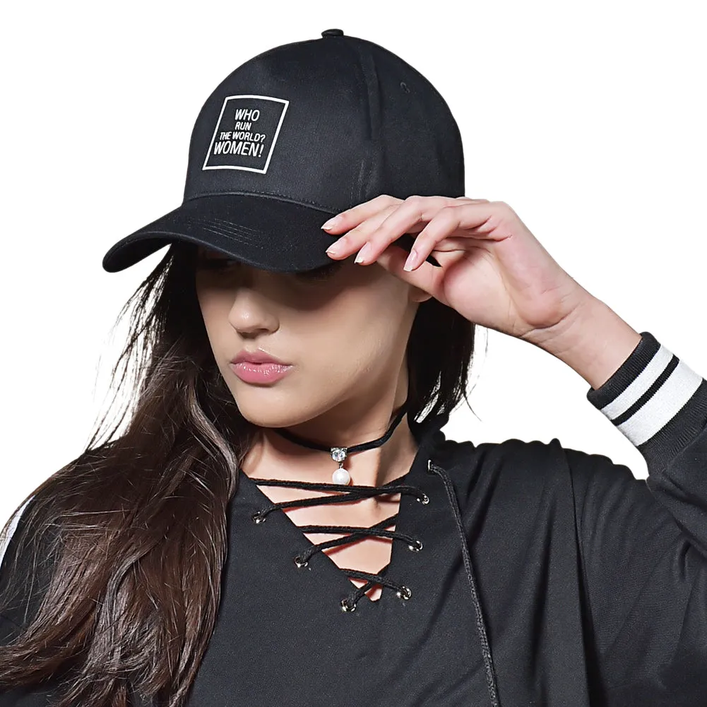 FURTALK Women Baseball Cap  Who Run The World Women Drop Shipping HTWL061