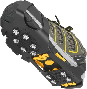 GT10 Light Ice Snow Grips Cleat Crampons Over Shoe/Boot Traction Cleat Slip-on Stretch Footwear