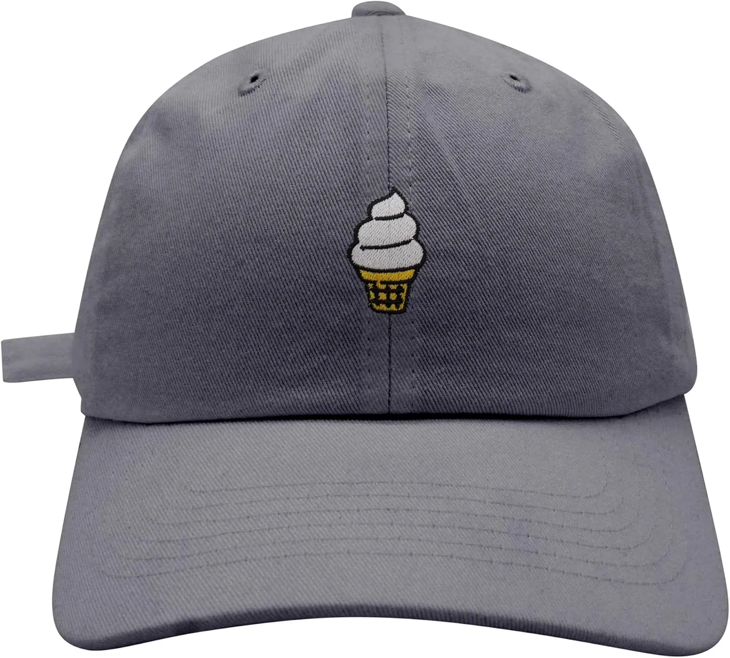 JPAK Ice Cream Cone Baseball Cap Embroidered Cotton Dad Hat - Cute