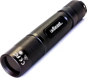 New V3 365nm MINI - Black Light UV Flashlight  High Definition Pure Ultraviolet - Professional Grade High Power Upgraded 5 Core UV LED  USA Stock