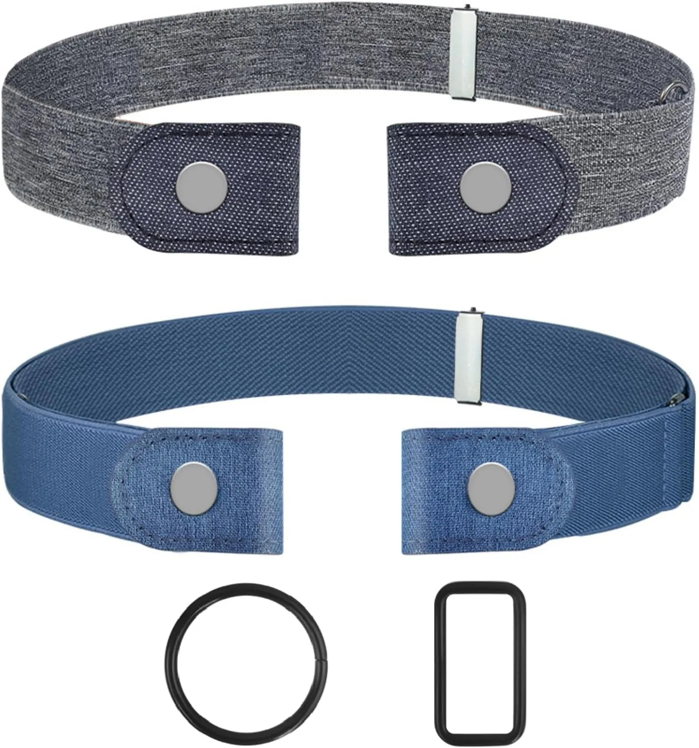 No Buckle Belts for Women, Elastic Belts for Women, Comfortable Womens Belts for Jeans, Stretch Belts for Women