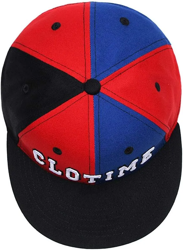 Quanhaigou Adjustable Snapback Hat for Men Women,Unisex Hip Hop Baseball Cap Flat Bill Brim Dad Hats