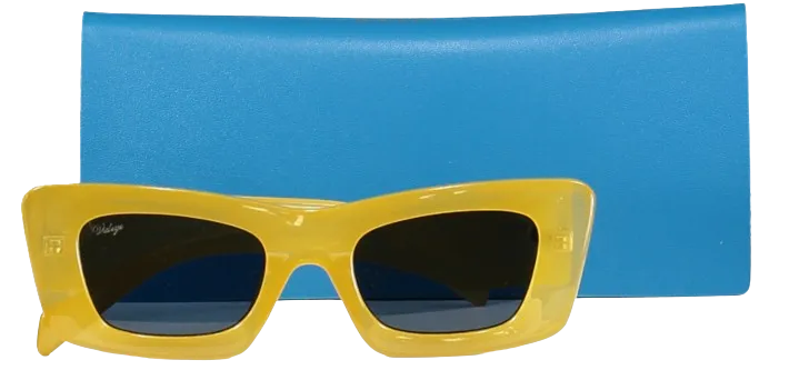 Valeye Yellow The Val Sunglasses One Size