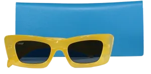 Valeye Yellow The Val Sunglasses One Size
