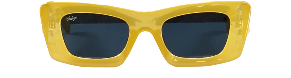 Valeye Yellow The Val Sunglasses One Size
